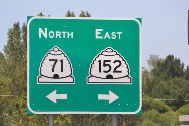 The beehive symbol can be seen on Utah's state highway signs.