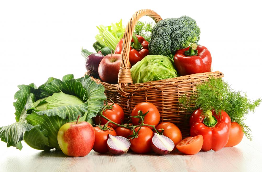 Vegetables make up a large part of a vegan diet.