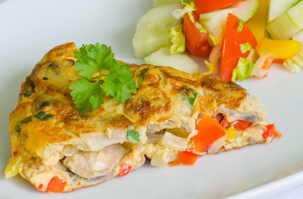 The hosts at a bed and breakfast may offer special breakfast items, such as a savory quiche filled with goat cheese and seasonal vegetables.