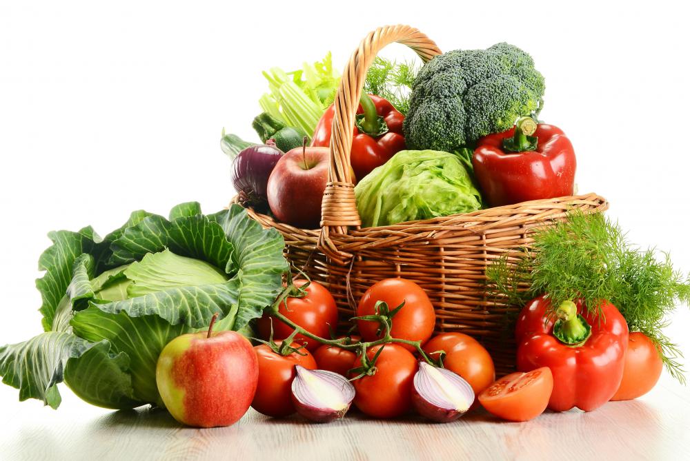 Produce from corporate farms.