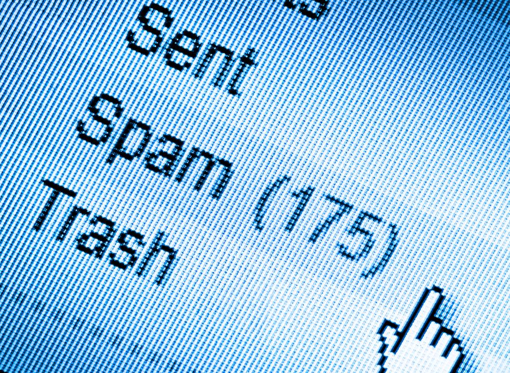 Most email services include spam filters that weed out obvious email marketing scams.