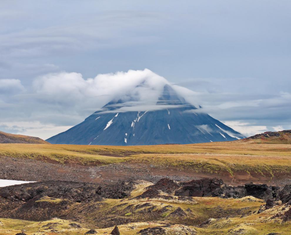 Plate tectonic movement can cause the formation of volcanic islands.