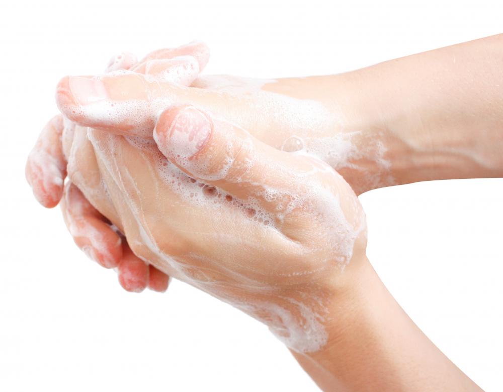 Washing hands before preparing food can help minimize the chance of food poisoning.