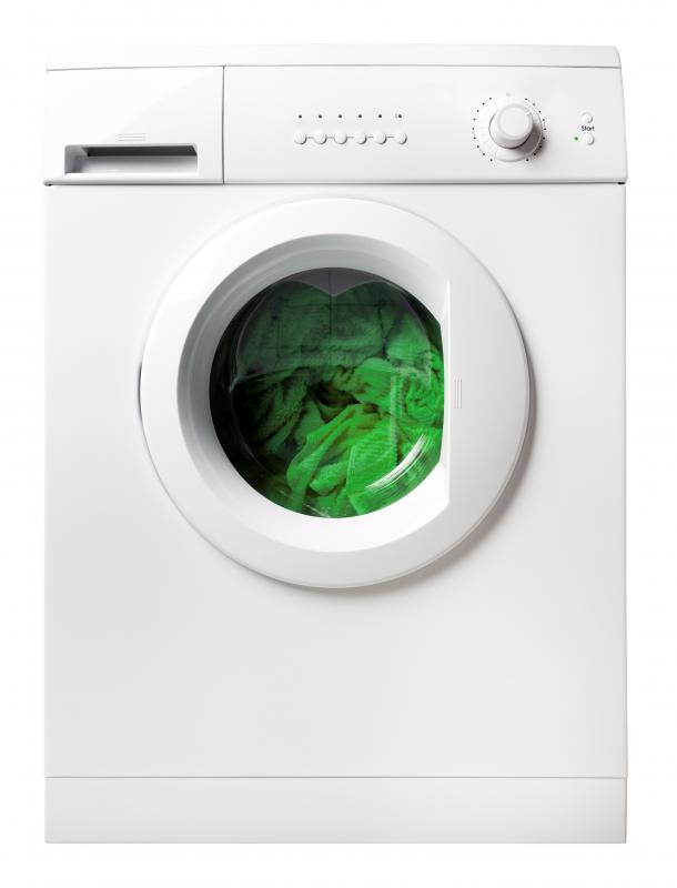 A washing machine, one of the types of machines that comes with a rating.