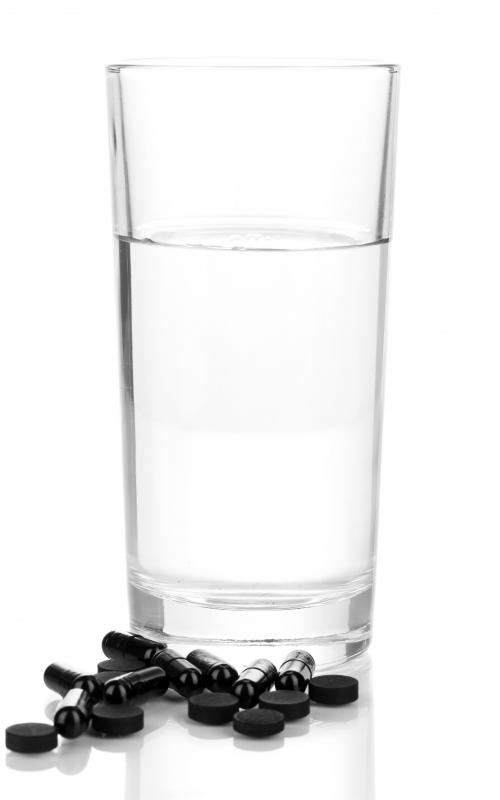 Hospitals will generally prescribe charcoal tablets to absorb the alcohol in a patient's system.