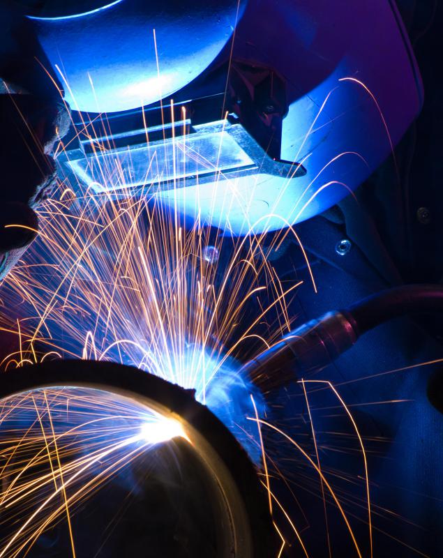 Arc welding makes use of an electrical current.