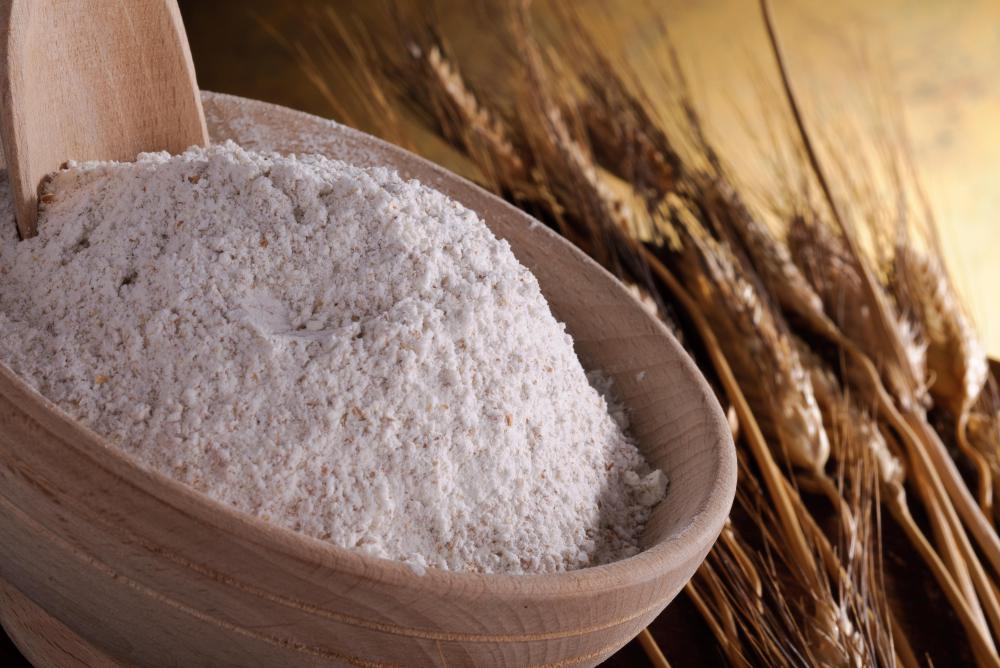 Those with a gluten intolerance must avoid wheat flour.