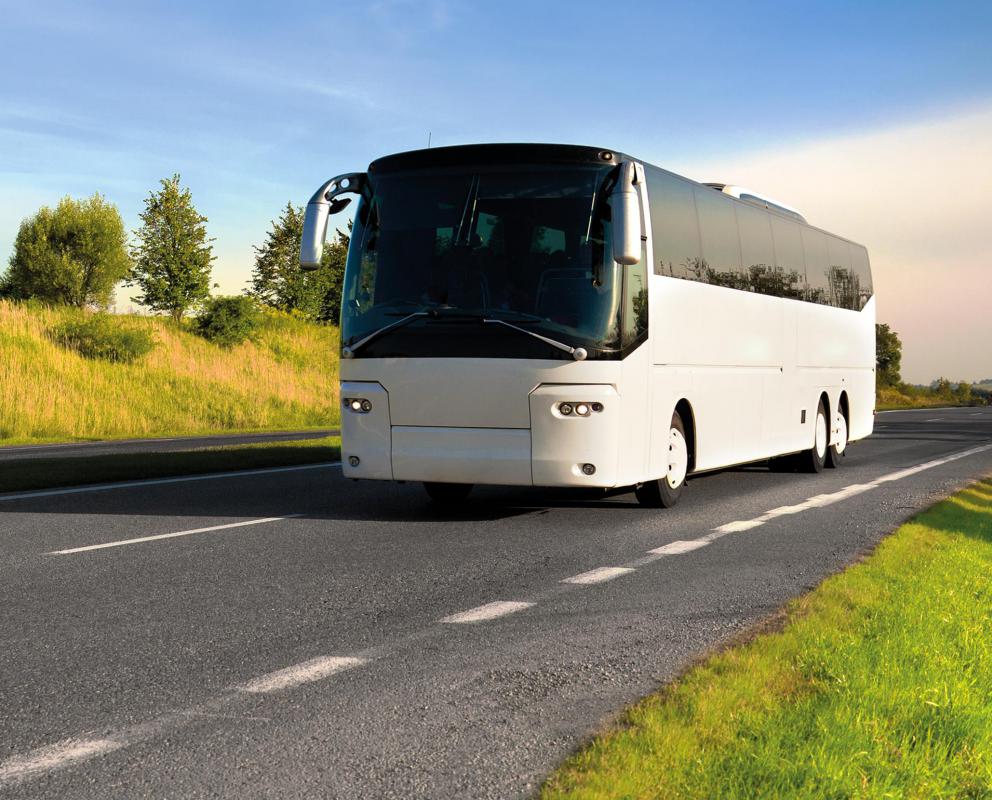 Sleeper busses are used to transport bands on tour.