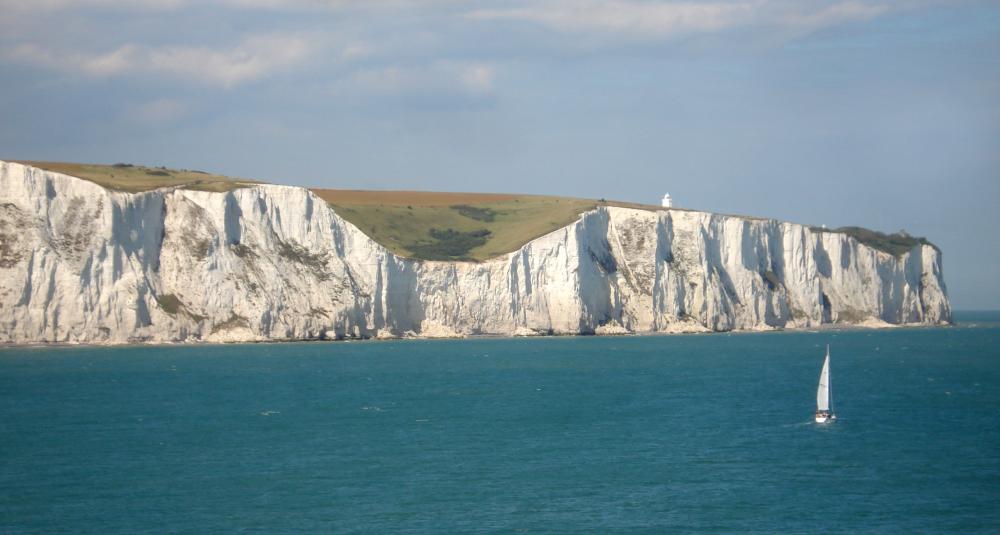 The White Cliffs of Dover are made up of limestone.