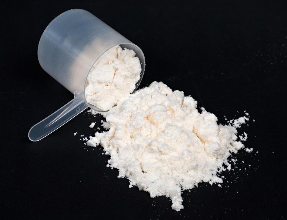 Carrageenan powder.