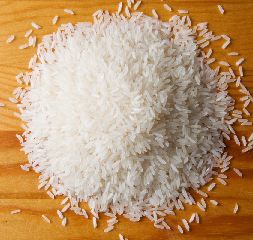 Husking or "polishing" rice, removes the thiamine-rich outer casing and has led to beriberi in some Asian countries.