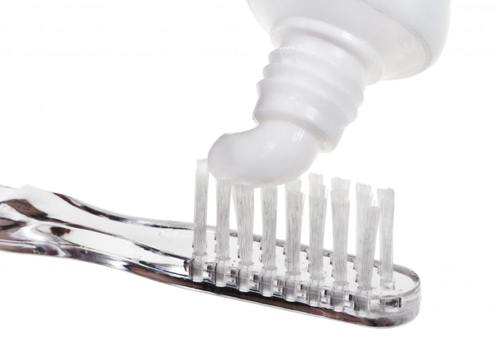 Many commercially available toothpastes contain baking soda.