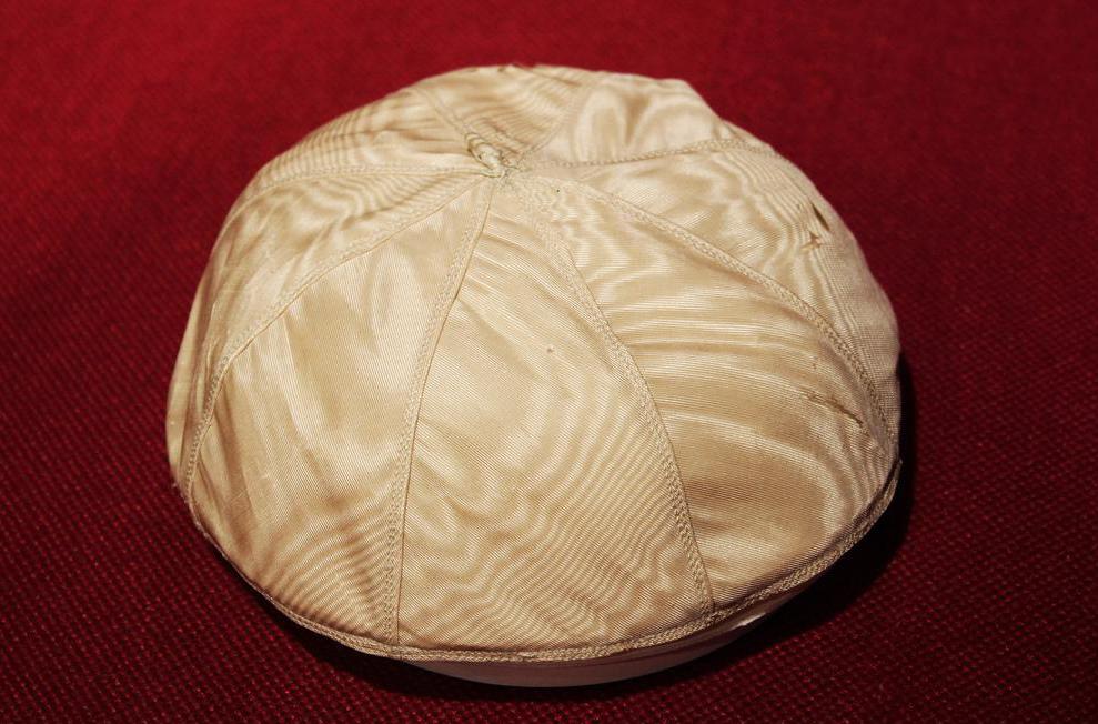 White zucchetto are traditionally reserved for the Pope.