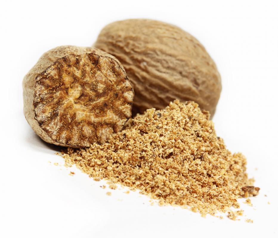 Nutmeg has carminative properties.
