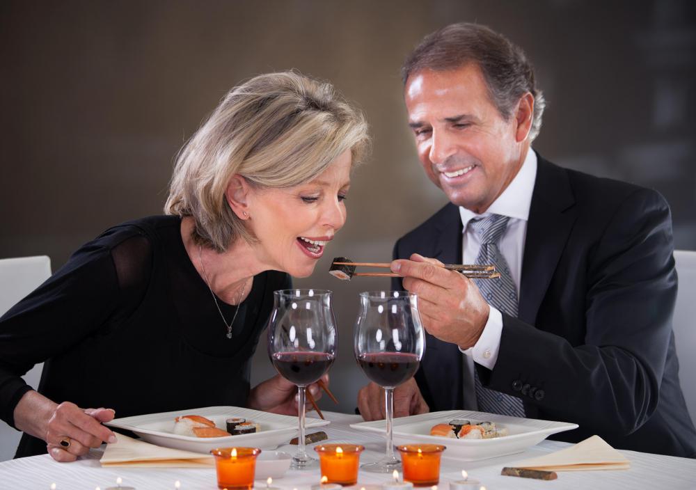 Travel packages may include a romantic dinner.