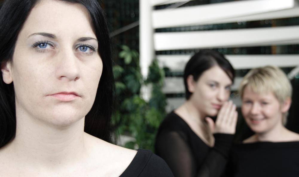 Telling others a falsehood about someone is known as slander if it could cause harm to that person's reputation.