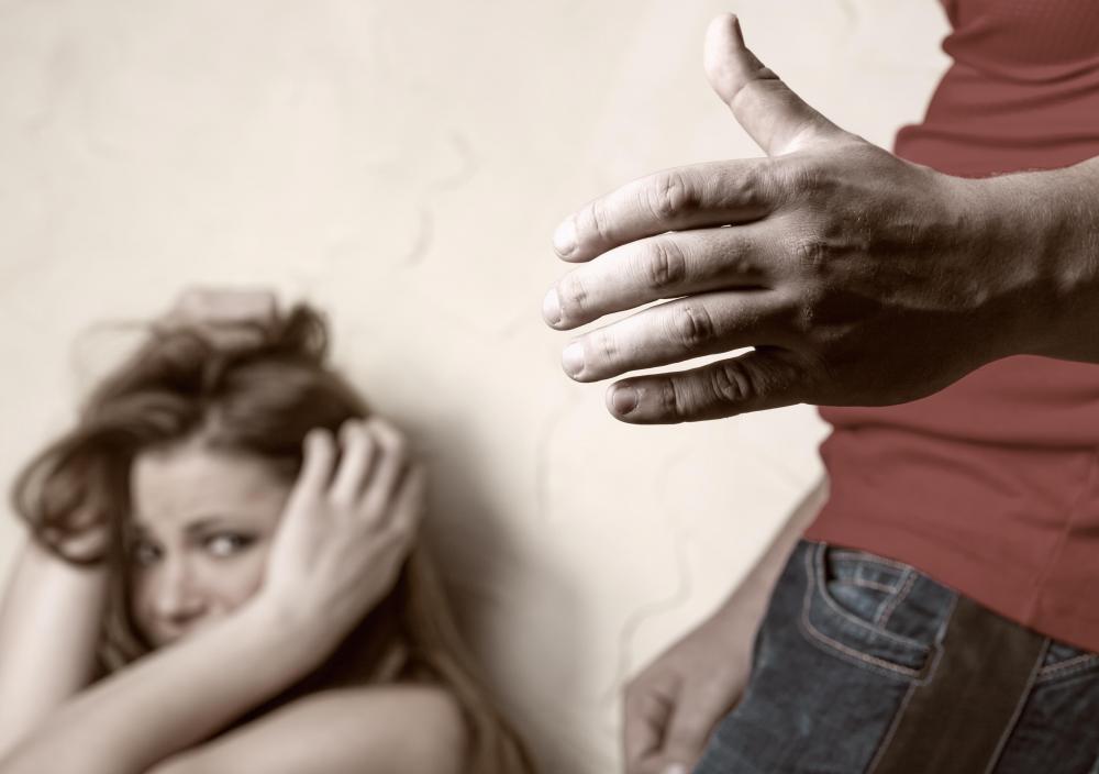 A restraining order might be used in a domestic abuse situation.