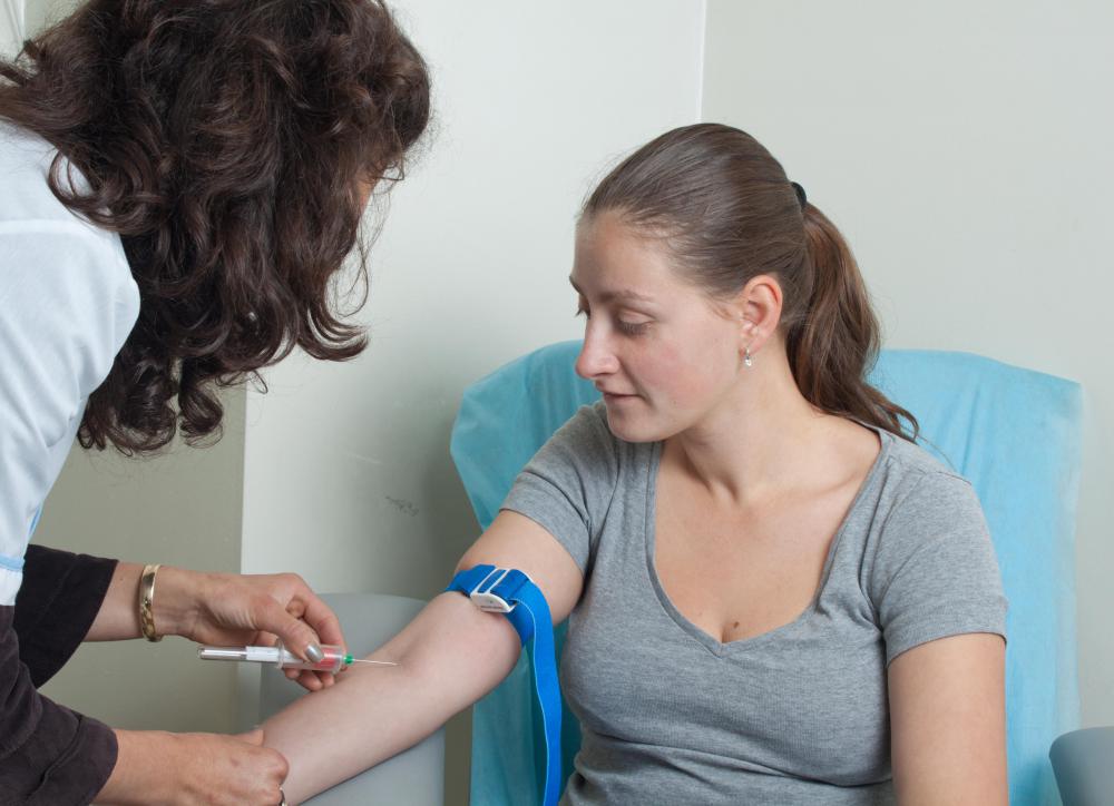 Regular blood tests will be required of a patient with paraproteins in his or her blood serum or urine.