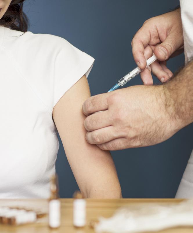 Some companies offer flu shot clinics to promote employee wellness.
