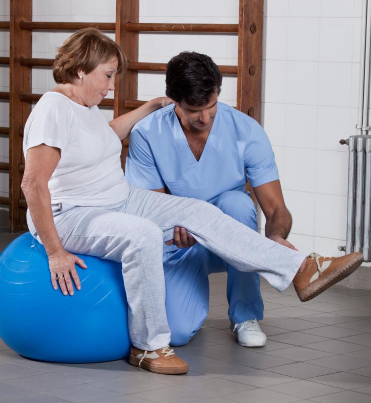 Part of the recovery time may include physical therapy, stretching or exercise programs.