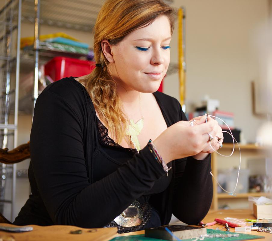 A slotted screwdriver may be used for fine jewelry making.