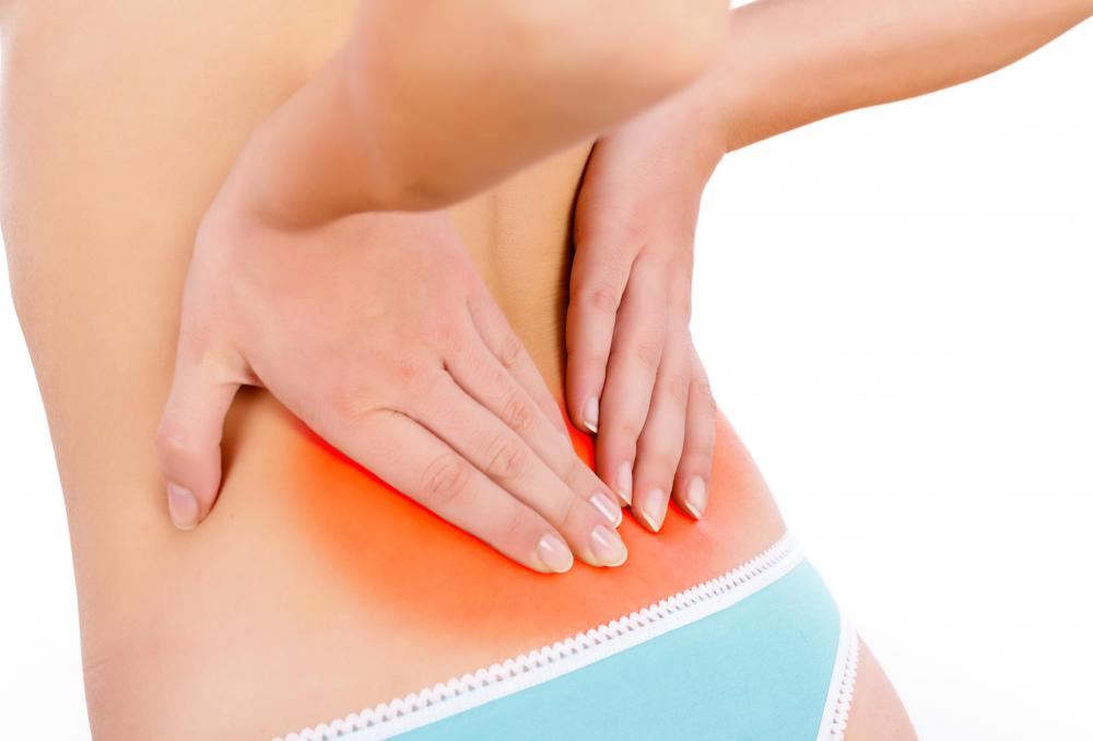 Performing a deadlift incorrectly may result in lower back pain.