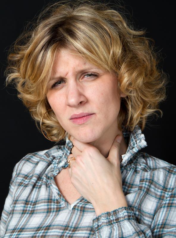 Mouthwash may be used to soothe a sore throat.