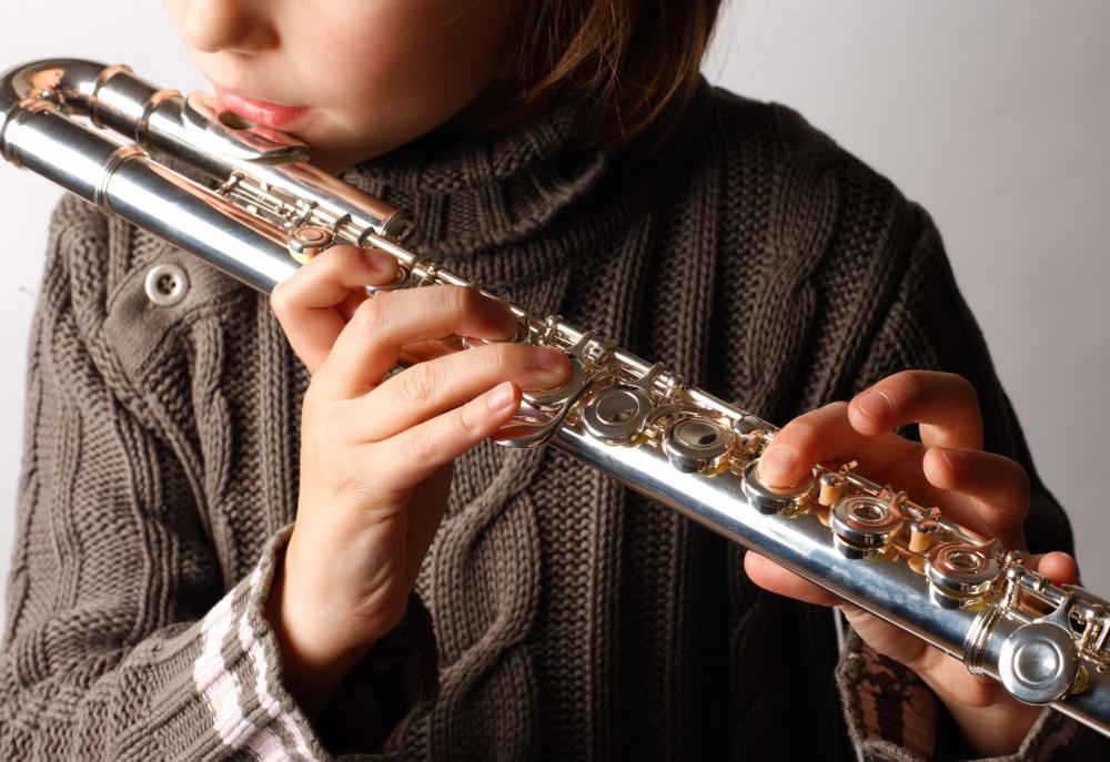 Orchestras typically include flutes.