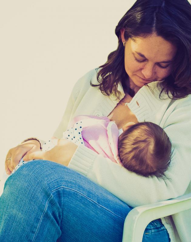 Pregnant women may develop additional deposits of adipose tissue to build up reserves for breastfeeding.