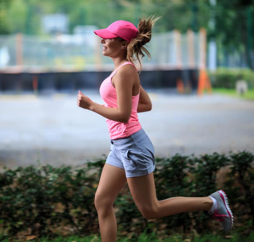 Jogging can help get rid of a spare tire.