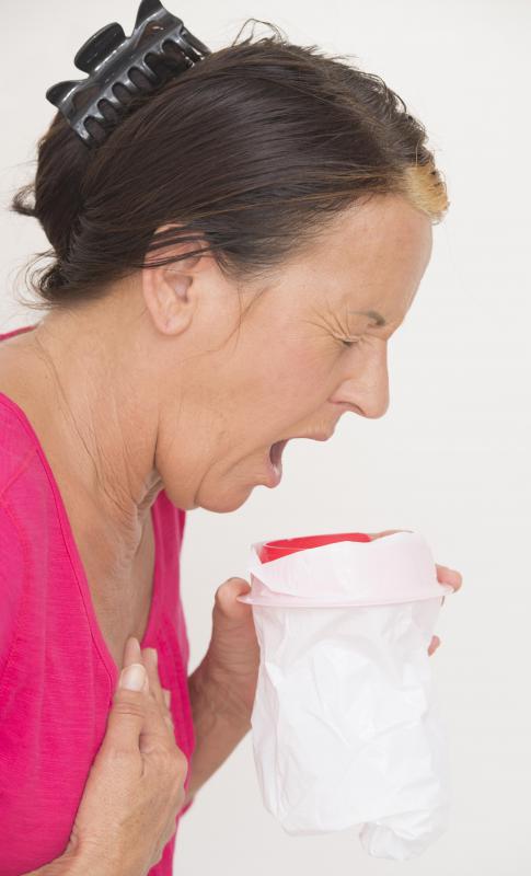 In addition to a skin rash, radiation therapy may also cause some patients to experience nausea and vomiting.