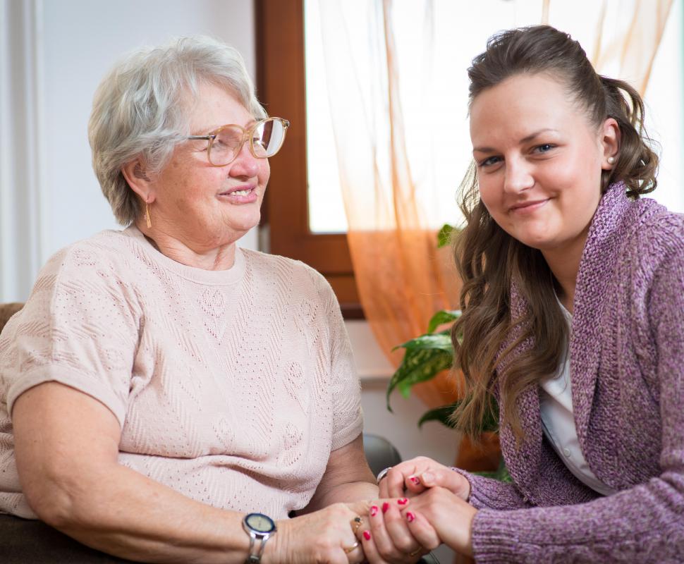Candy stripers provide personalized care to patients.