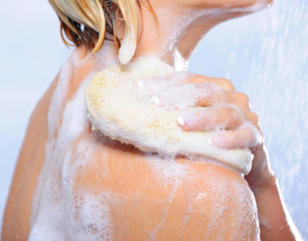 Hard water makes it difficult to rinse many soaps from the skin.