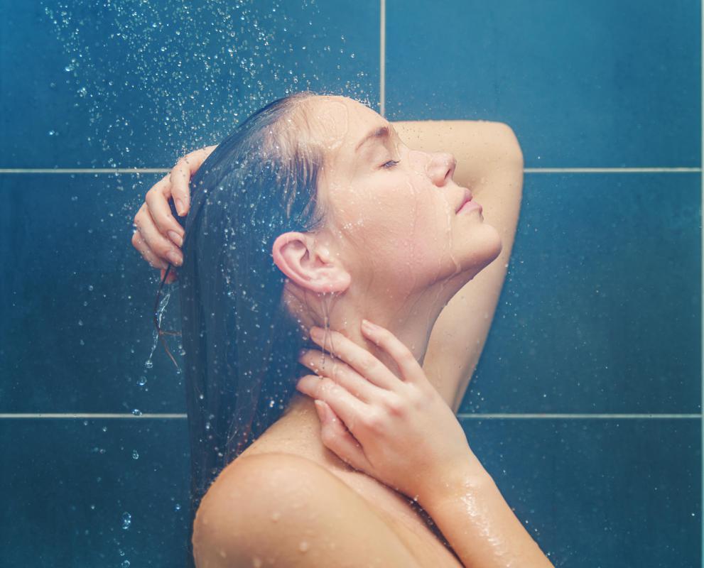 If muscles are sore from a workout or repetitive motion, a hot shower can bring relief.