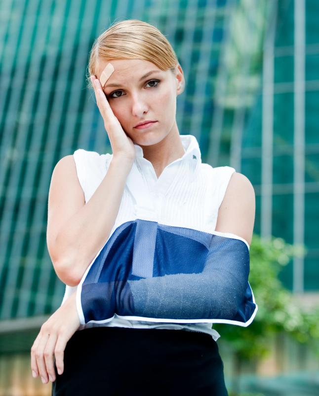 Many times a broken bone can be healed after setting in a cast for several weeks.