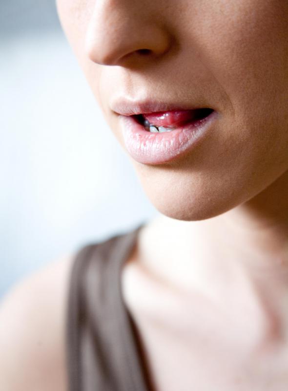 Dry mouth may be a side effect of anti-depressants.