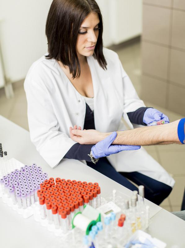 Taking an iron saturation test requires blood to be drawn from a vein.
