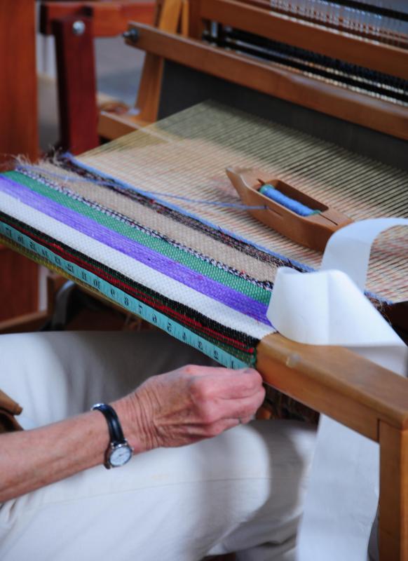 Plainweave fabrics can be woven using a hand loom.