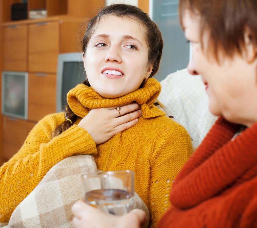 Ratanhia reduces mucous secretions, soothing sore throats caused by sinus drainage and coughing.