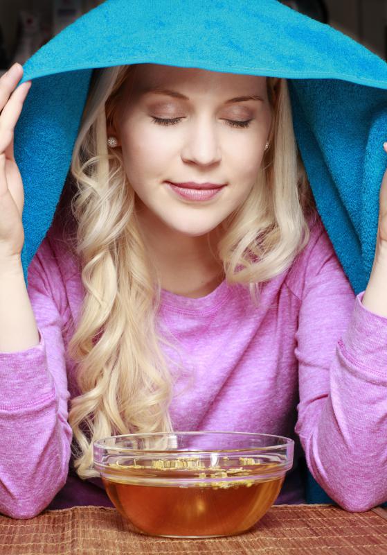 Steam inhalation is often used to treat congestion.