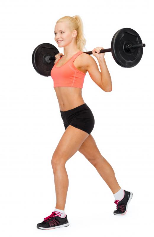Both lunges and squats can be done with a barbell, which adds extra weight.