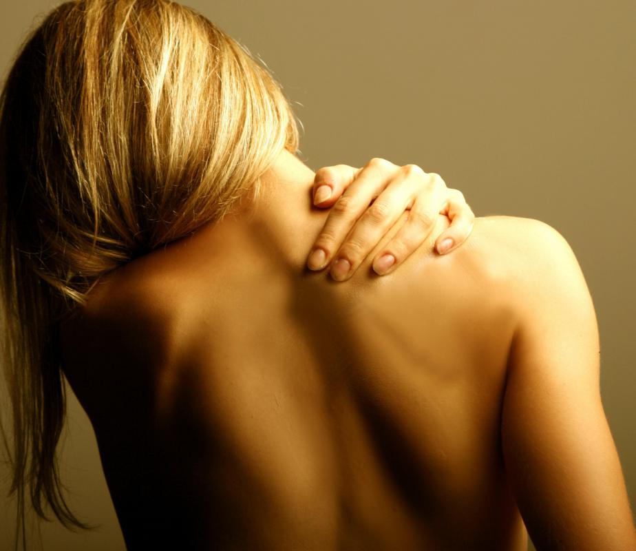 Internal rotation at the shoulder may lead to pain, limited range of motion and a forward-slumped posture.