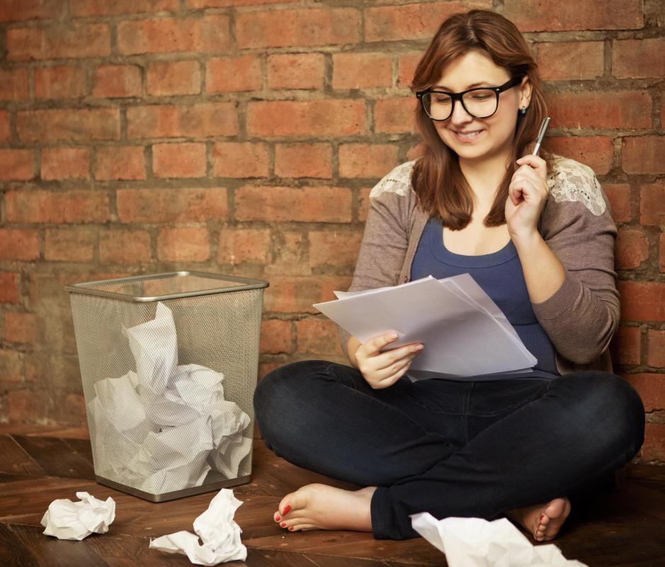 A ghost writer is paid to produce content that will be credited to another person.