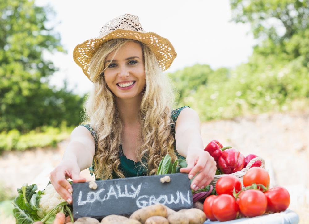 Heirloom tomatoes are often sold at farmer's markets.