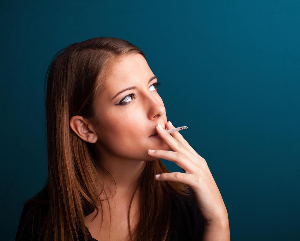 Smoking can cause a person to develop wrinkles around his or her mouth.