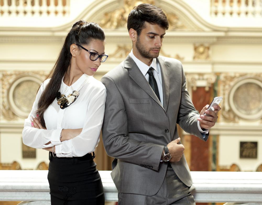 Extreme jealousy can cause women to insist on checking their boyfriend's phones.