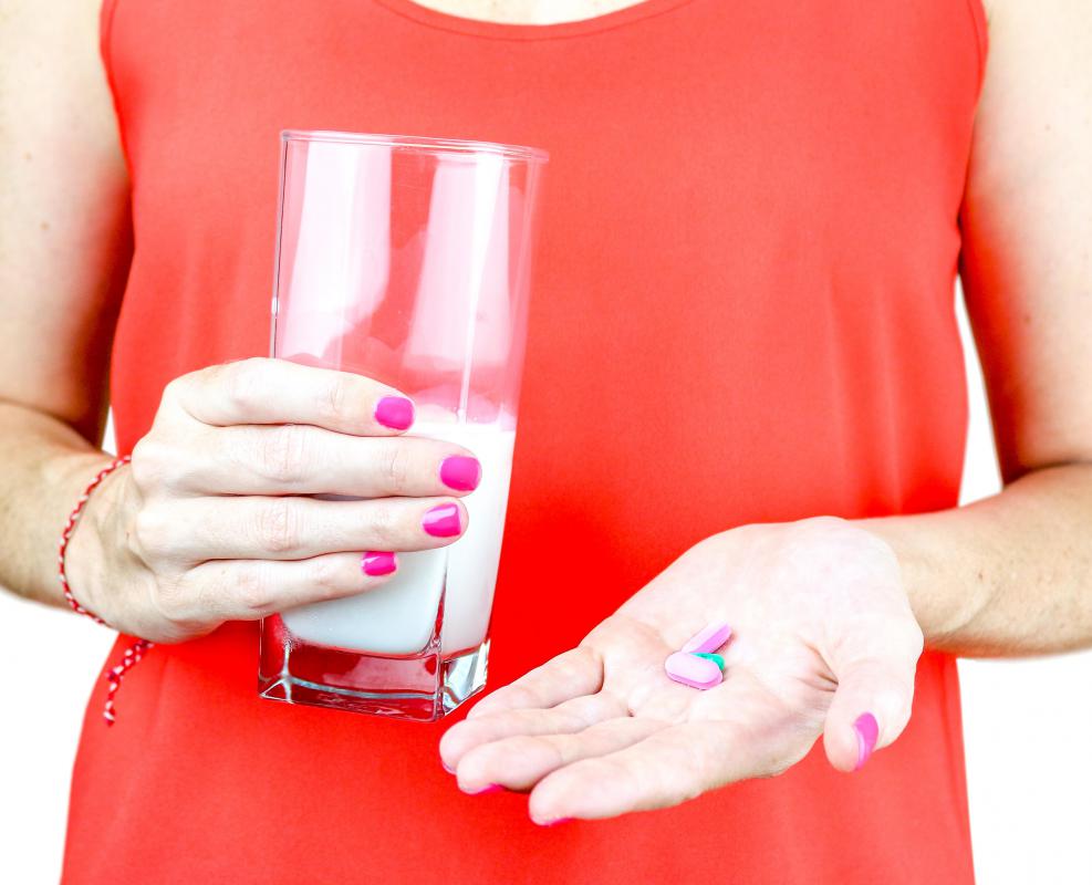 It might be OK to take doxycycline, but not tetracycline, with diary products or other food.