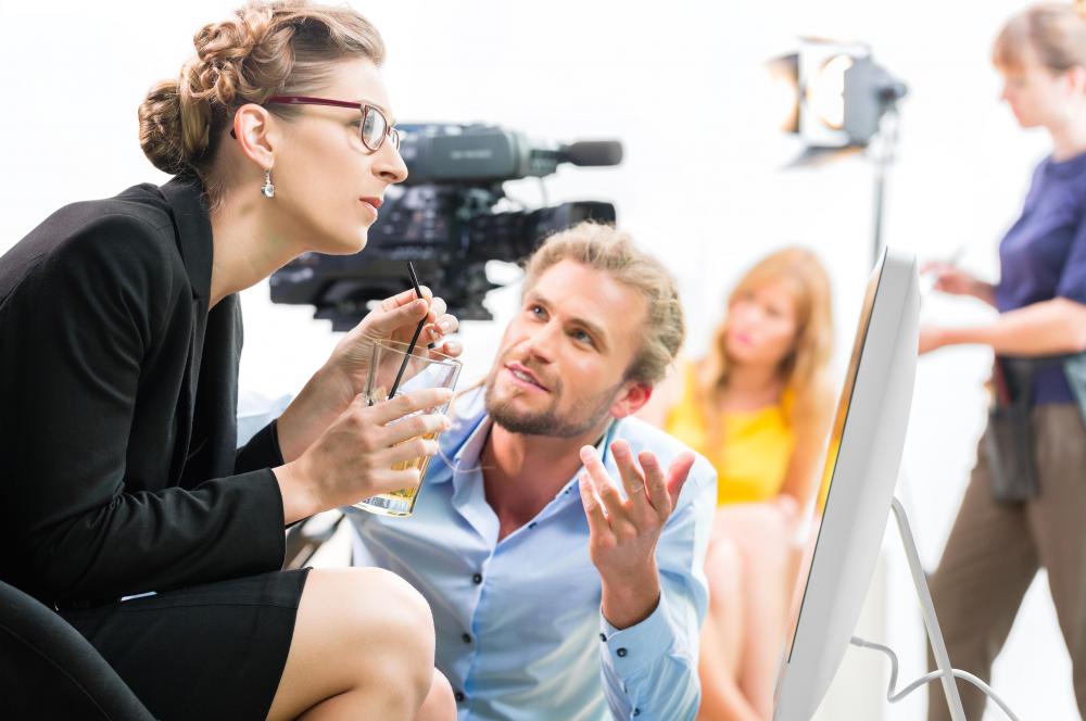 A film crew includes a range of positions, from the prestigious to the more menial.