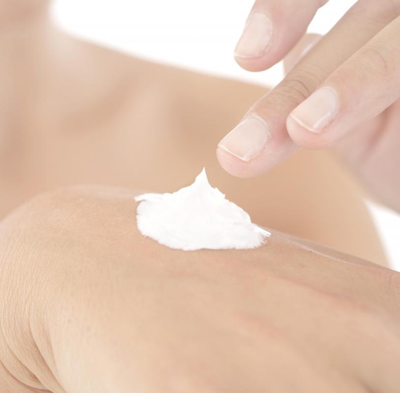Lanolin is a common ingredient in creams and lotions that are used to protect the skin.