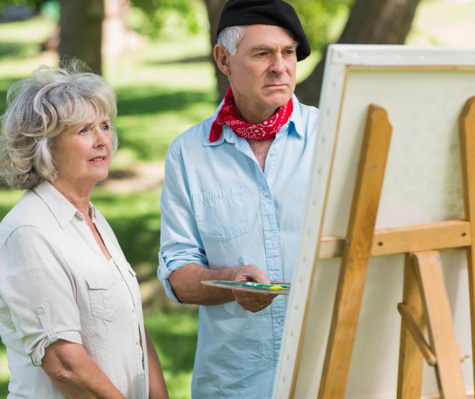 Oil paints are very durable and produce bright colors.